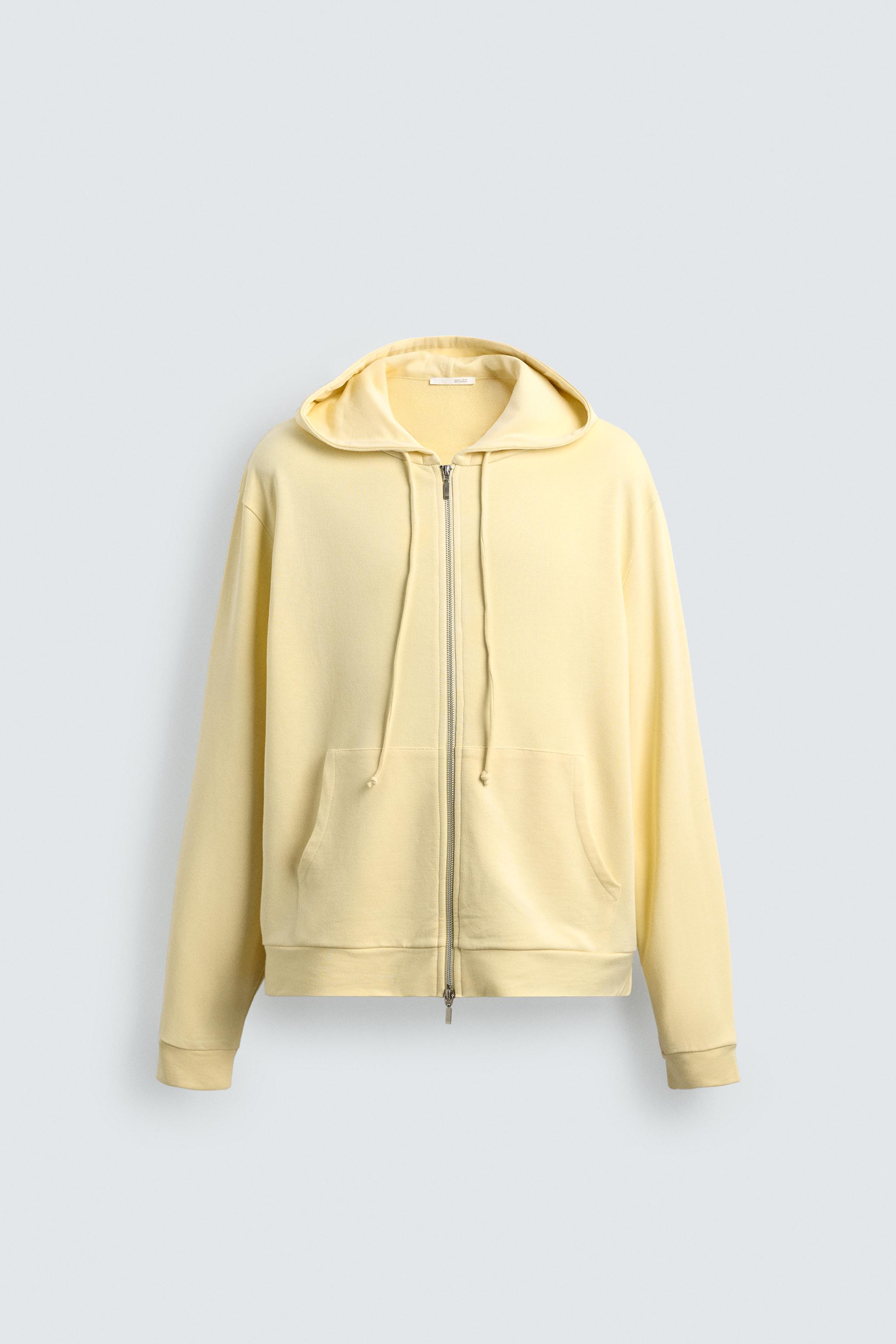 LYOCELL-COTTON ZIP-UP HOODIE